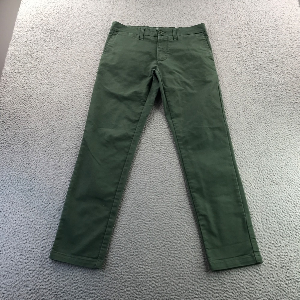 Carhartt PantsMen 30x30 Green SID WIP Work In Progress Slim Tapered Modern Chino